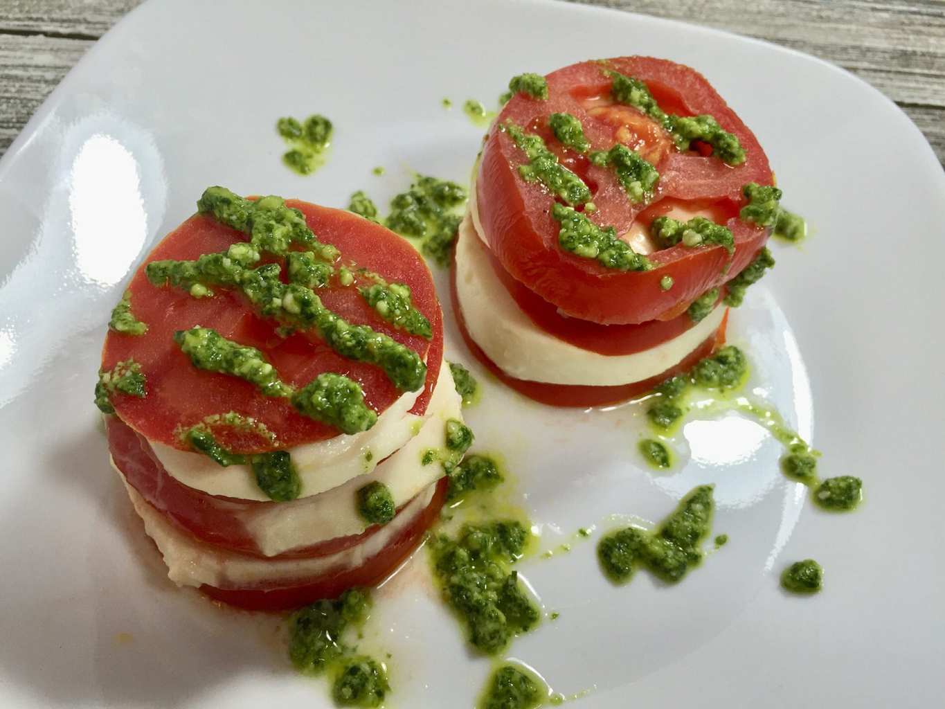 Tomato Mozarella and Pesto