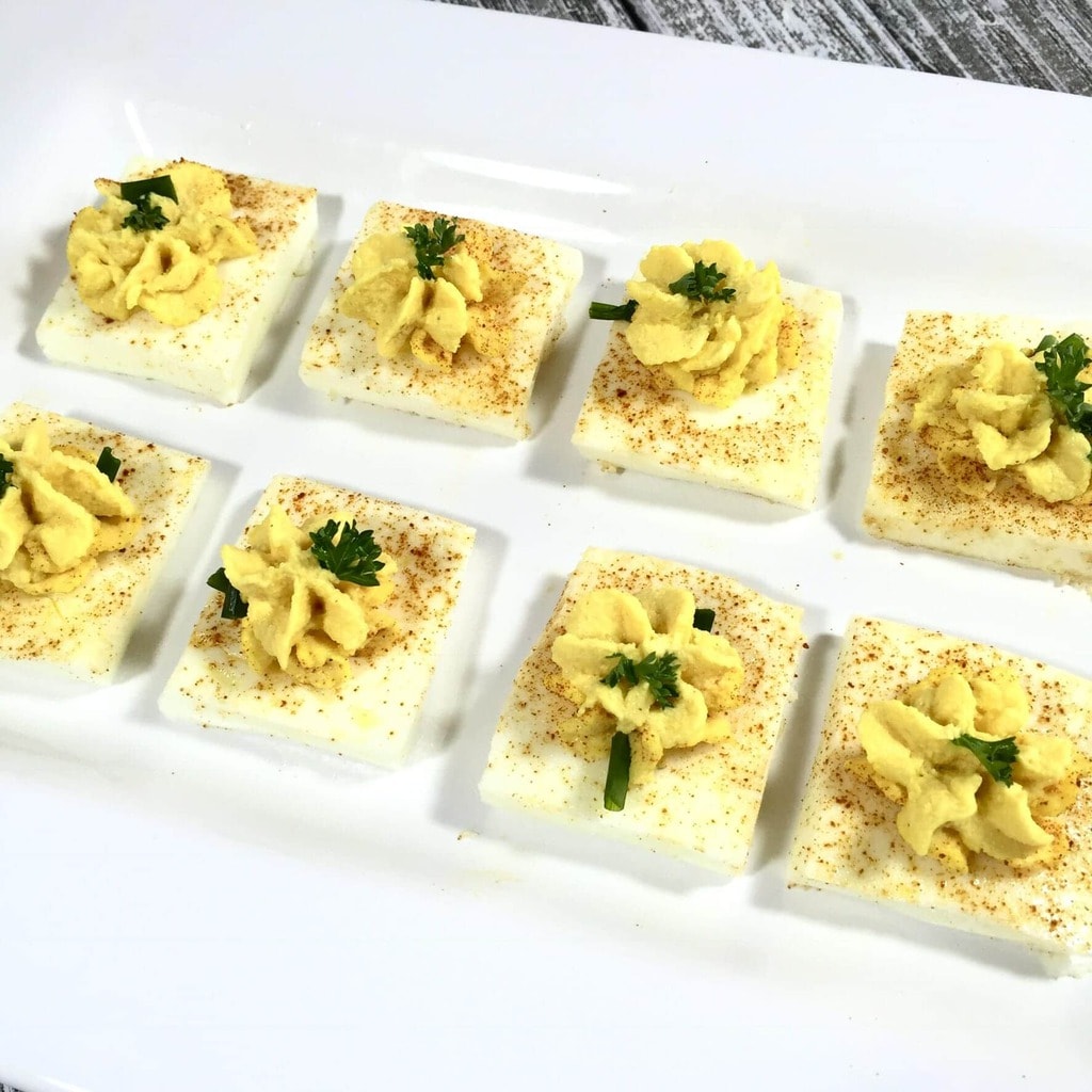 Square Deviled Eggs