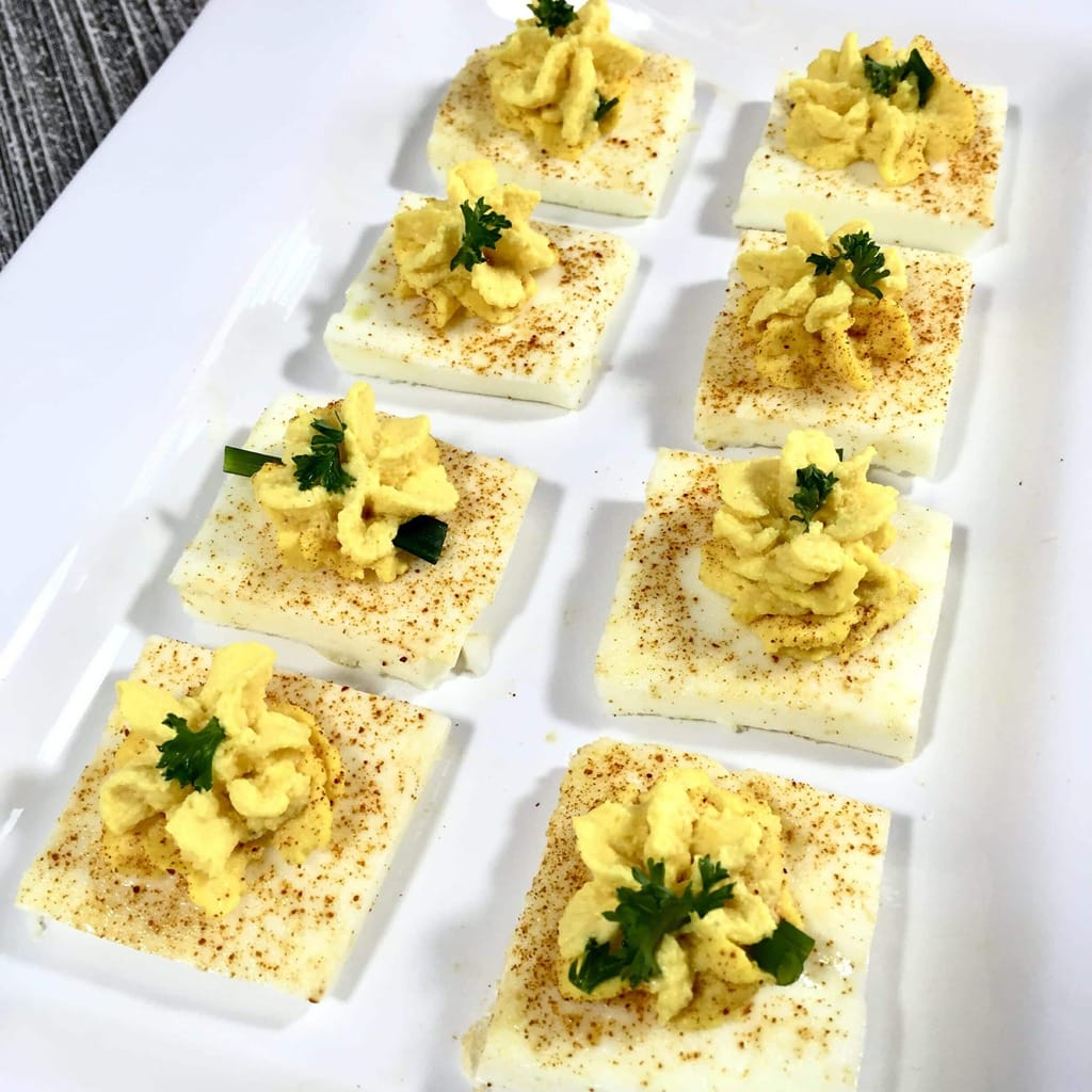 Square Deviled Eggs