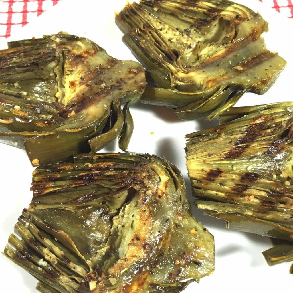 Mediterranean Grilled Artichokes