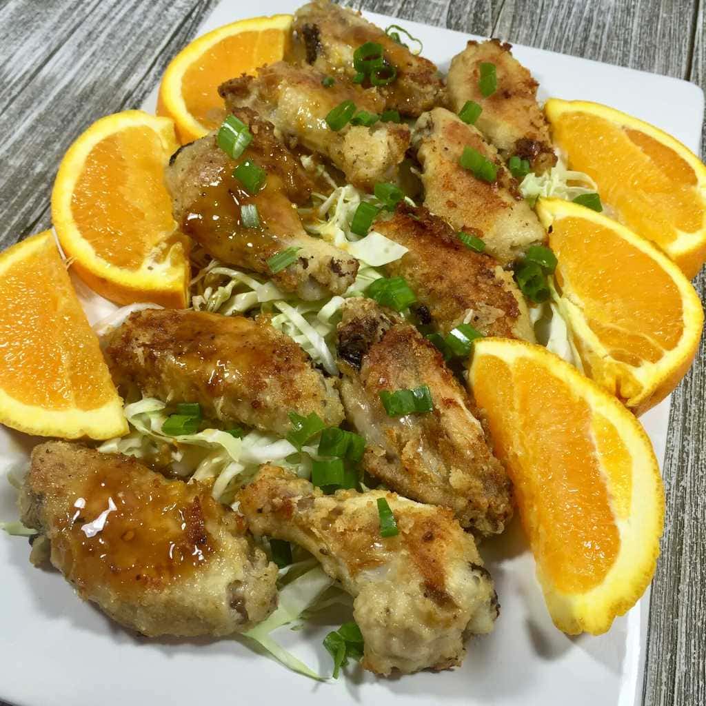 Asian Wings with Orange Sauce