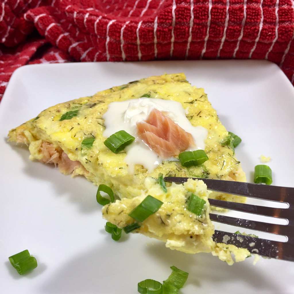 Smoked Salmon Frittata