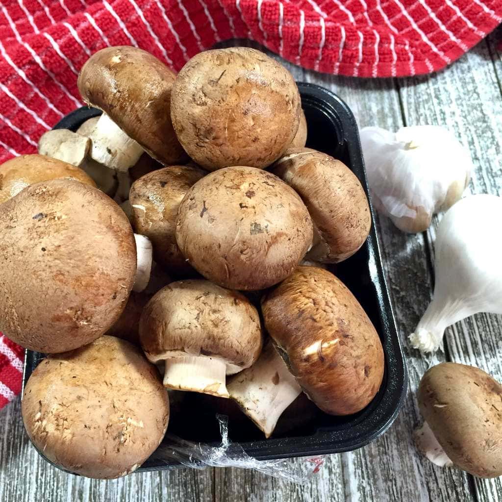 Garlic Roasted Mushrooms