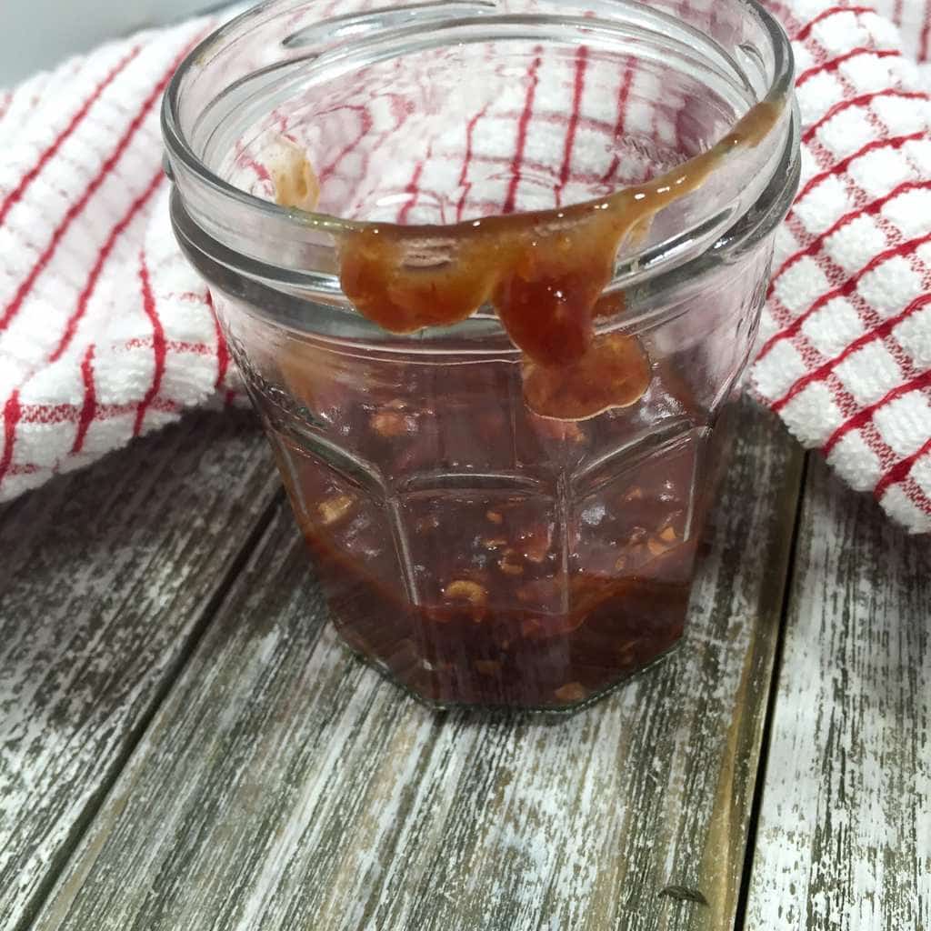 Sriracha BBQ Sauce in a jar