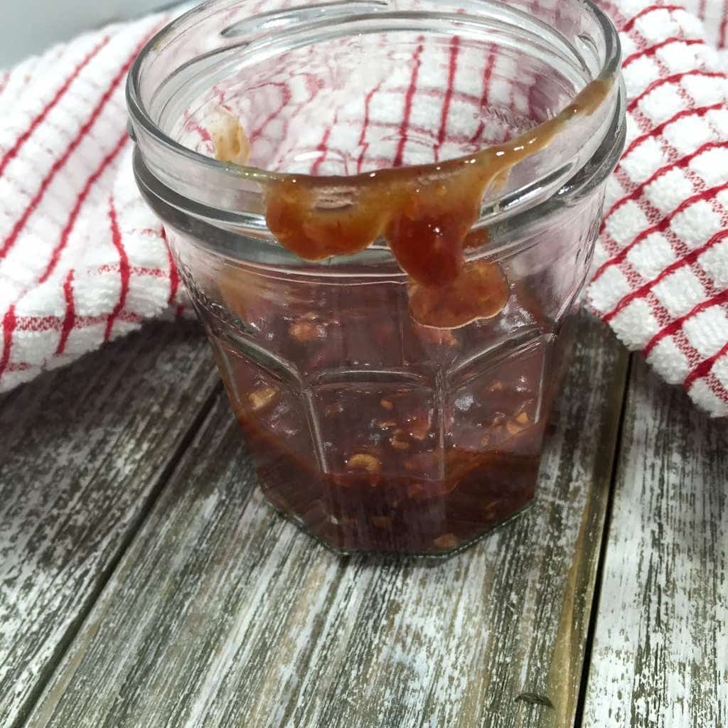 Sriracha BBQ Sauce in a jar
