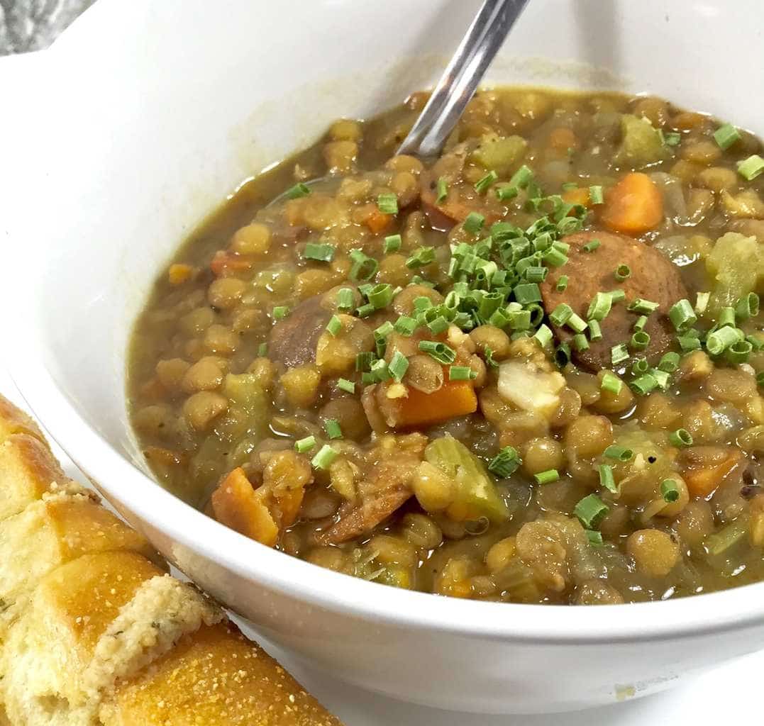 Lentils with Sausage