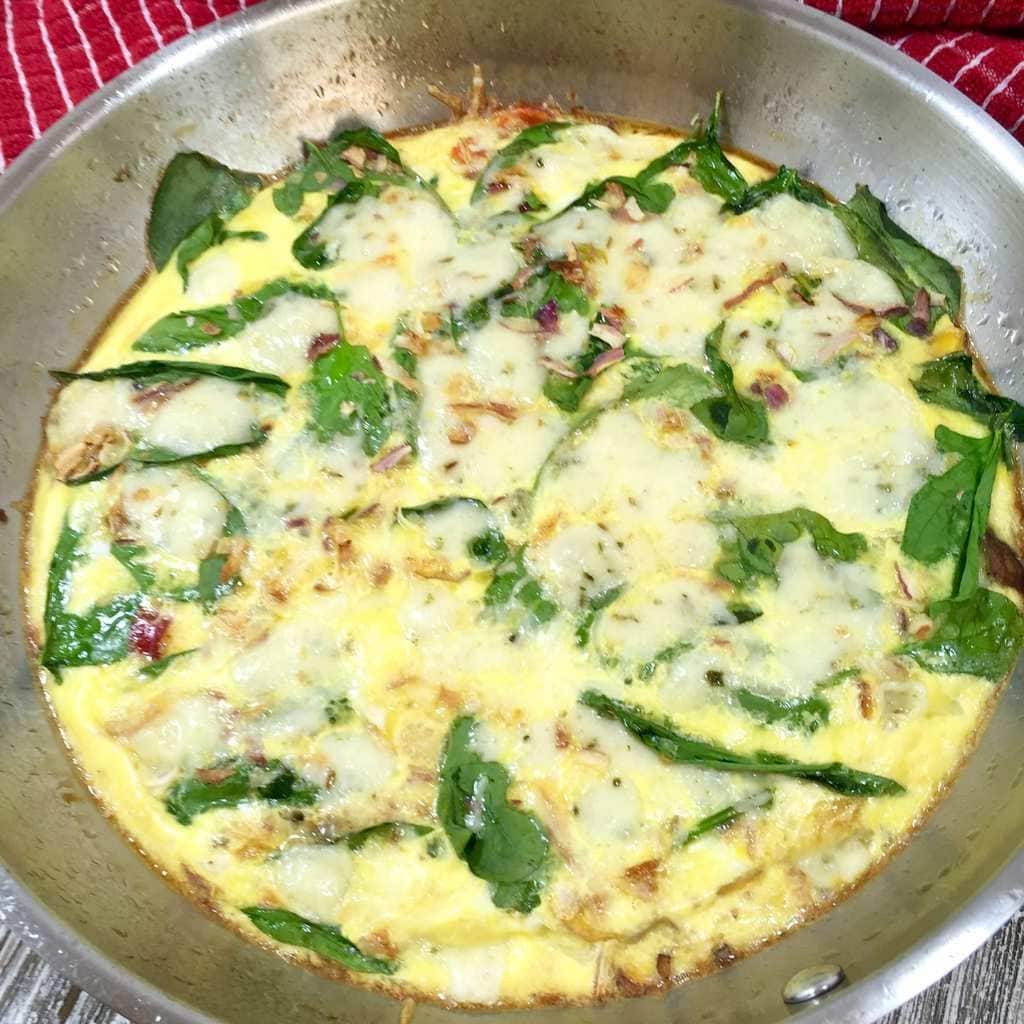 Spinach Mushroom Frittata