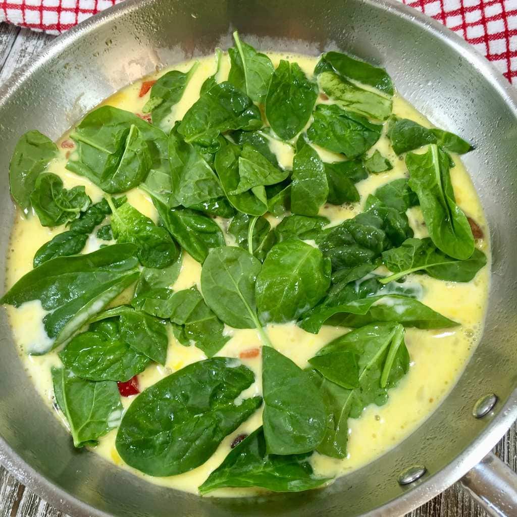 Spinach Mushroom Frittata