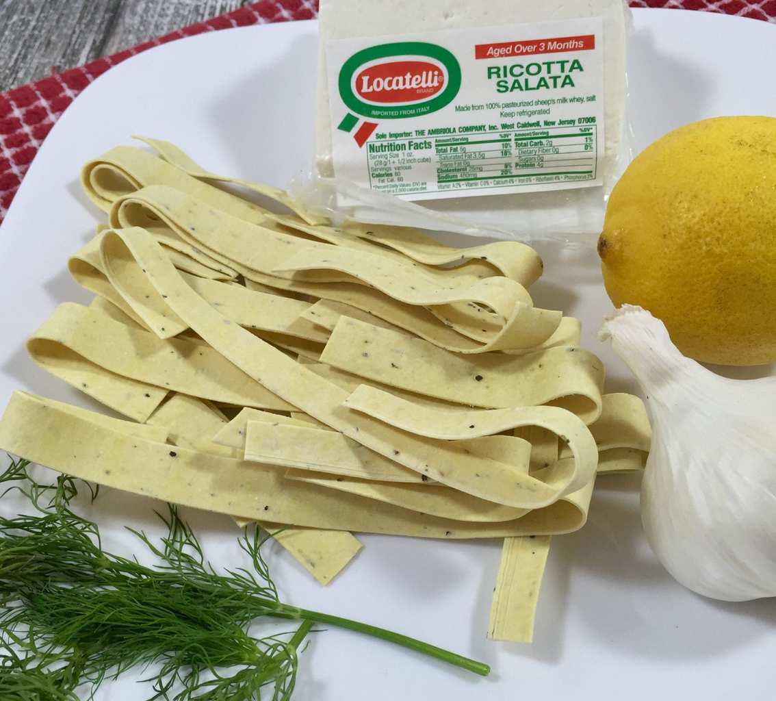 Pappardelle with Lemon Dill Sauce