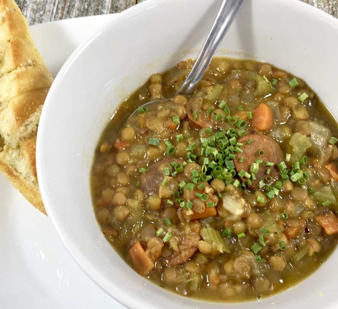 Lentils with Sausage