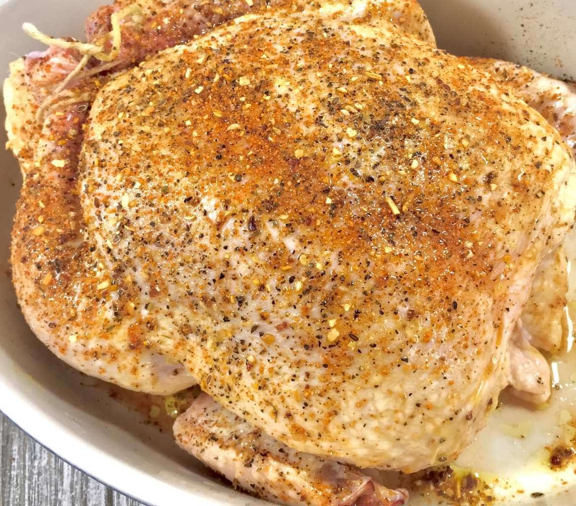 Bourbon Roasted Chicken 