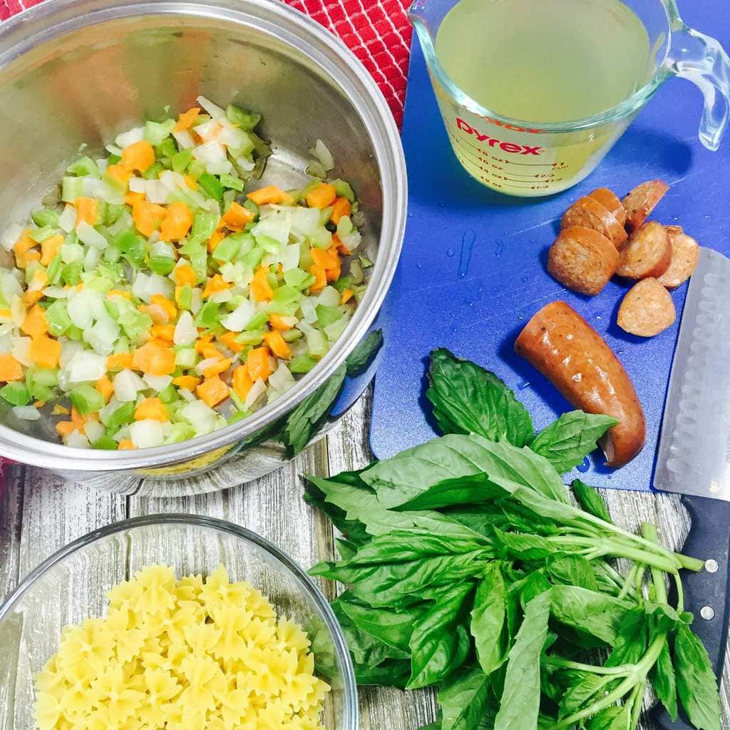 Tuscan soup ingredients