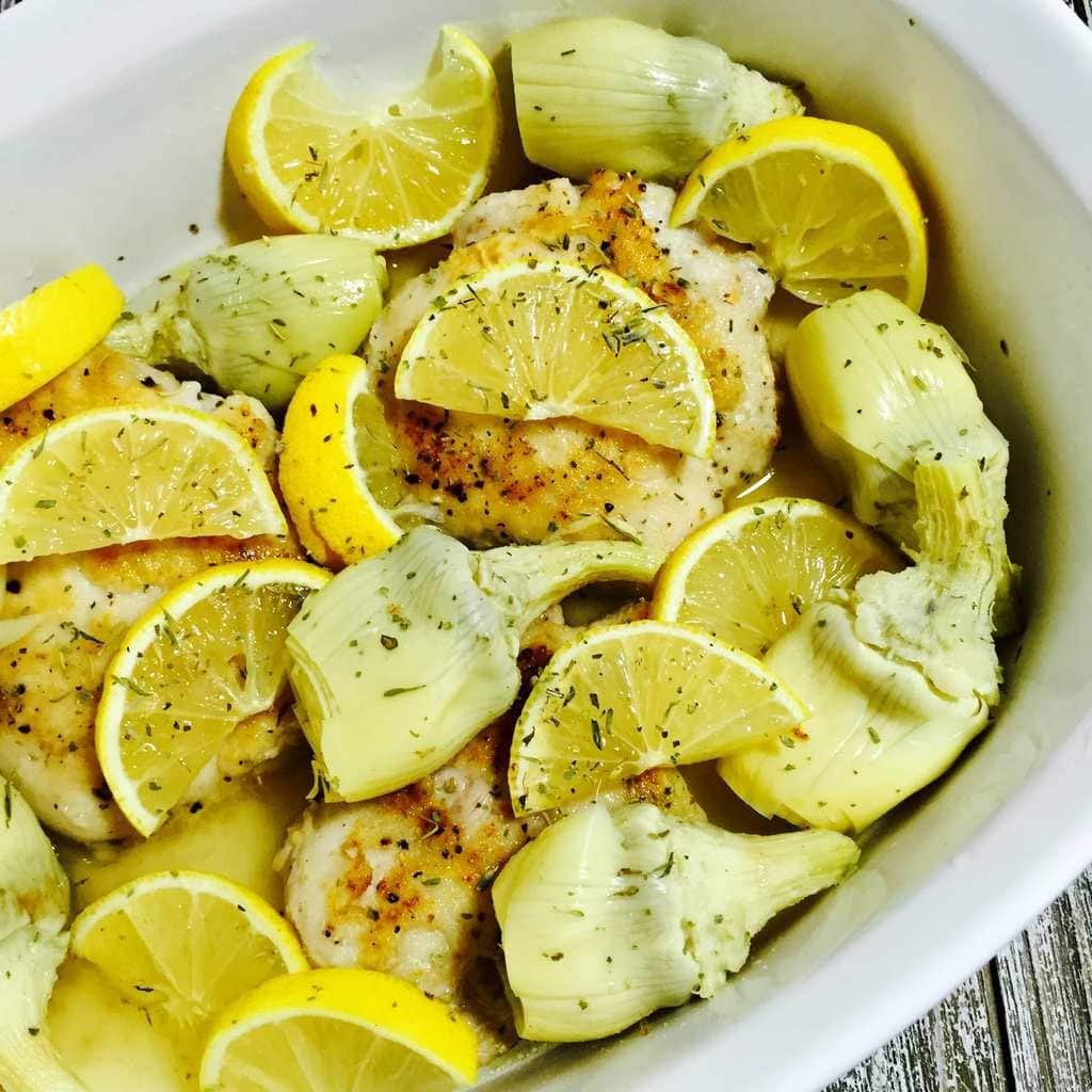 Lemon butter chicken